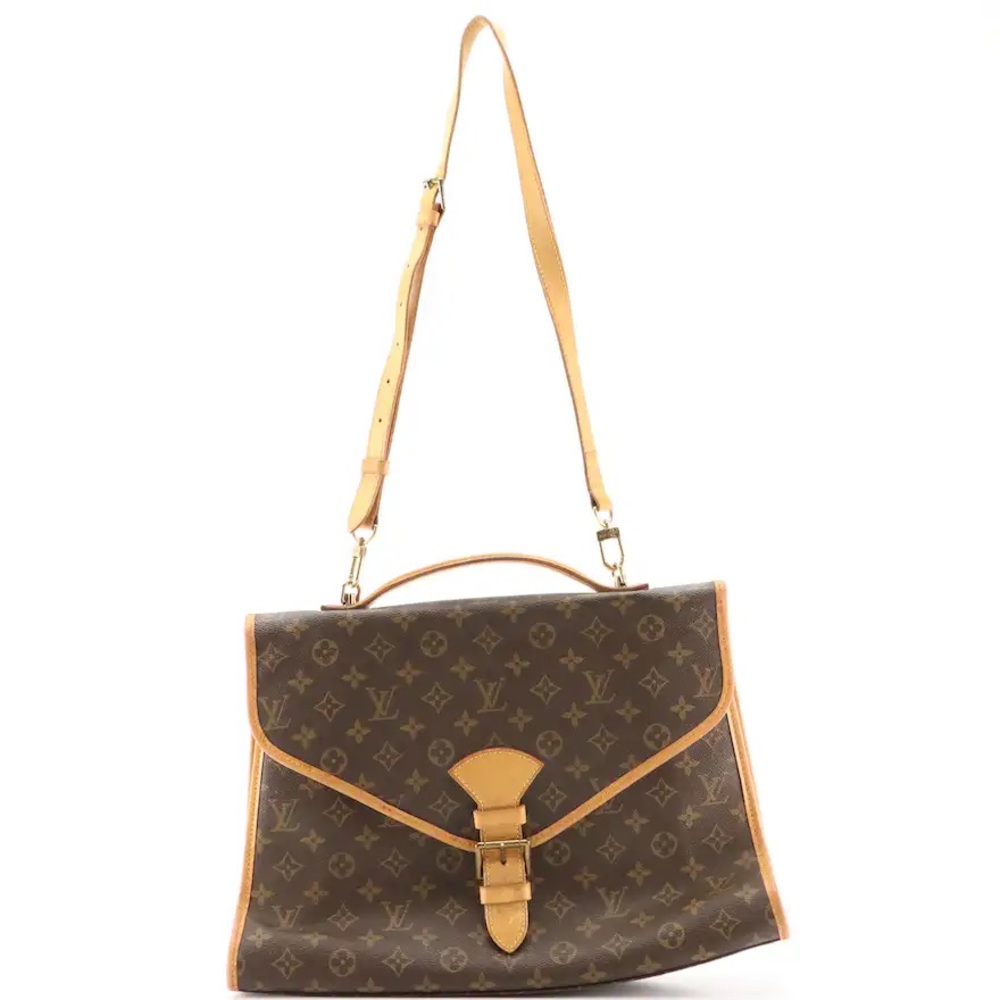 Louis Vuitton Beverly Briefcase GM Bag in Monogram Canvas and Leather & Dustbag - Picture 2 of 11